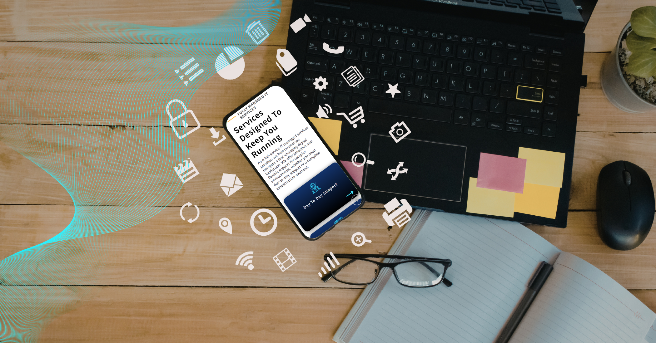 icons for tech tools for nonprofits cover