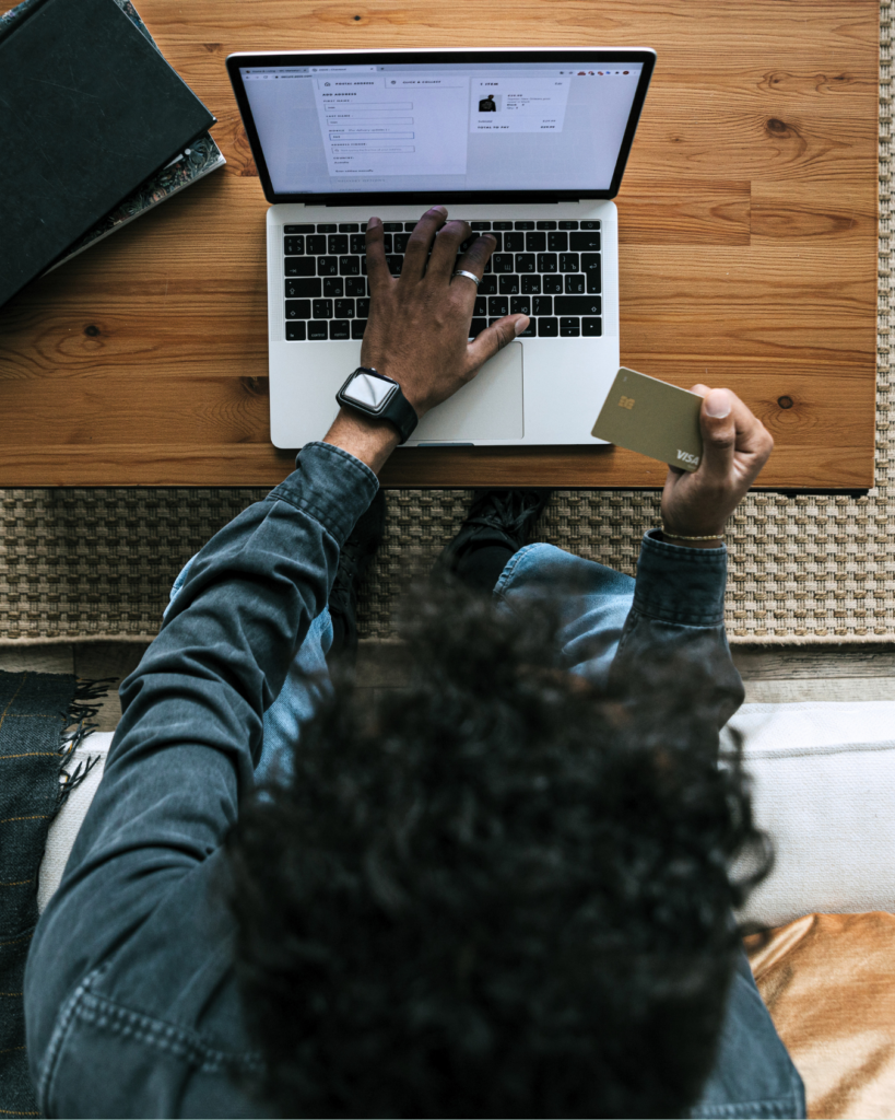 person puchasing tech equipment for organization